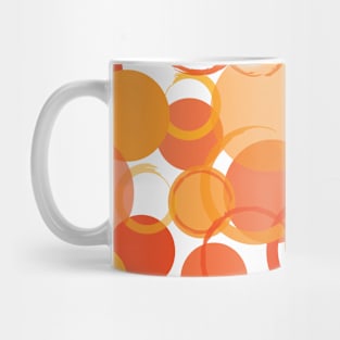 Orange Circle Seamless Pattern 040#001 Mug